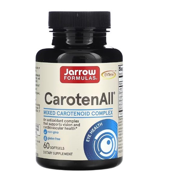 JARROW FORMULAS CarotenAll Karoten i Luteina (60 kaps.)