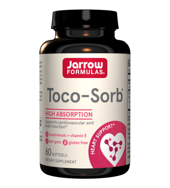 JARROW FORMULAS Toco-Sorb Witamina E (60 kaps.)