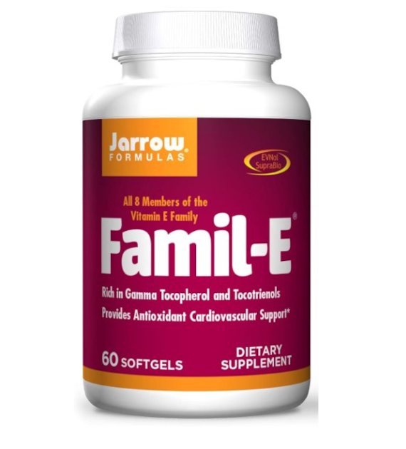 JARROW FORMULAS Witamina E Famil-E (60 kaps.)