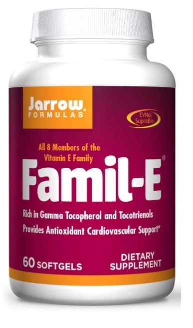 JARROW FORMULAS Witamina E Famil-E (60 kaps.)