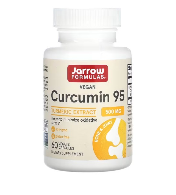 JARROW FORMULAS Curcumin 95, 500 mg  (60 vcaps)