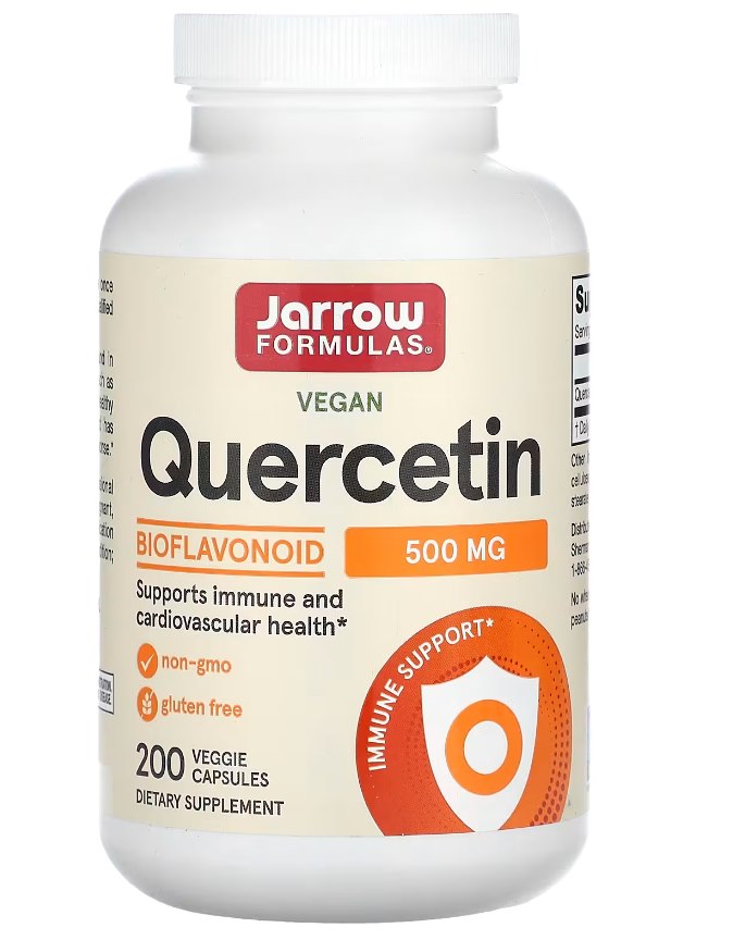 JARROW FORMULAS Quercetin - Kwercetyna 500 mg (200 kaps.)