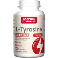 JARROW FORMULAS L-Tyrosine, 500 mg (100 caps)