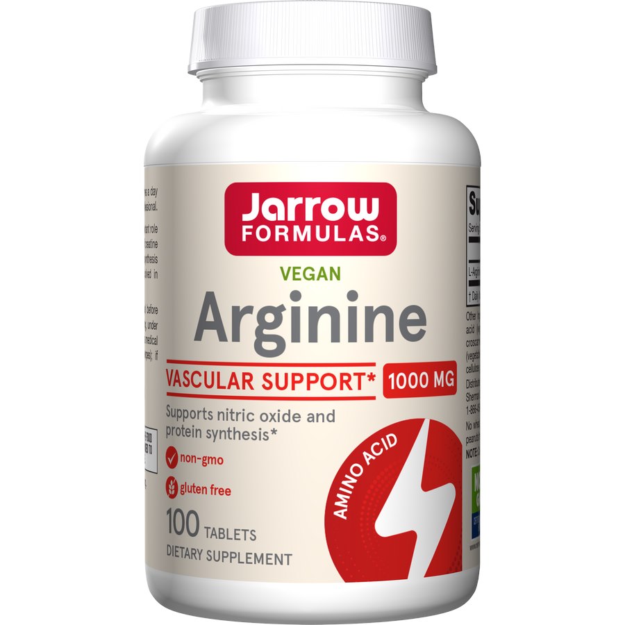 JARROW FORMULAS Arginine, 1000 mg (100 tabs)