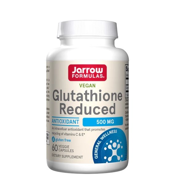 JARROW FORMULAS Glutathione Reduced, 500 mg (60 vcaps)