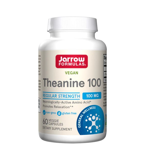JARROW FORMULAS L-Teanina 100 mg (60 kaps.)