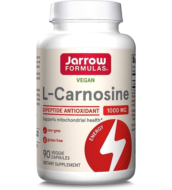 JARROW FORMULAS L-Karnozyna 500 mg - L-Carnosine (90 kaps.)
