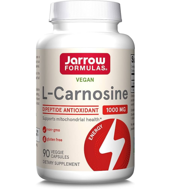 JARROW FORMULAS L-Karnozyna 500 mg - L-Carnosine (90 kaps.)