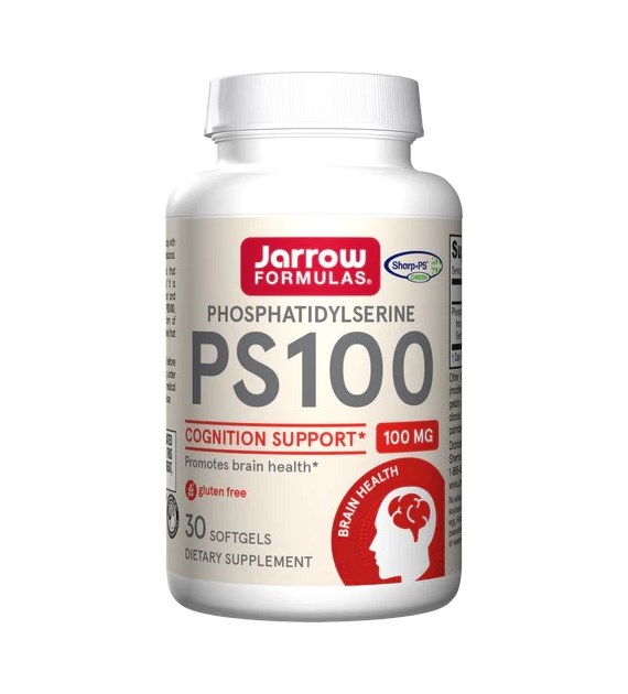 JARROW FORMULAS PS100 - Fosfatydyloseryna 100 mg Soy-Free (30 kaps.)
