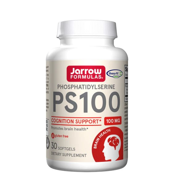 JARROW FORMULAS PS100 - Fosfatydyloseryna 100 mg Soy-Free (30 kaps.)