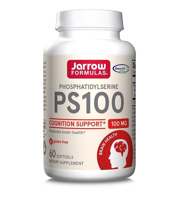 JARROW FORMULAS PS100 - Fosfatydyloseryna 100 mg Soy-Free (60 kaps.)
