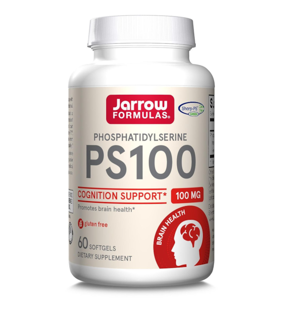 JARROW FORMULAS PS100 - Fosfatydyloseryna 100 mg Soy-Free (60 kaps.)