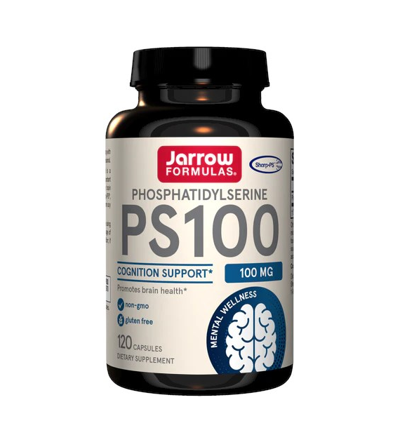 JARROW FORMULAS PS100 - Fosfatydyloseryna 100 mg (120 kaps.)