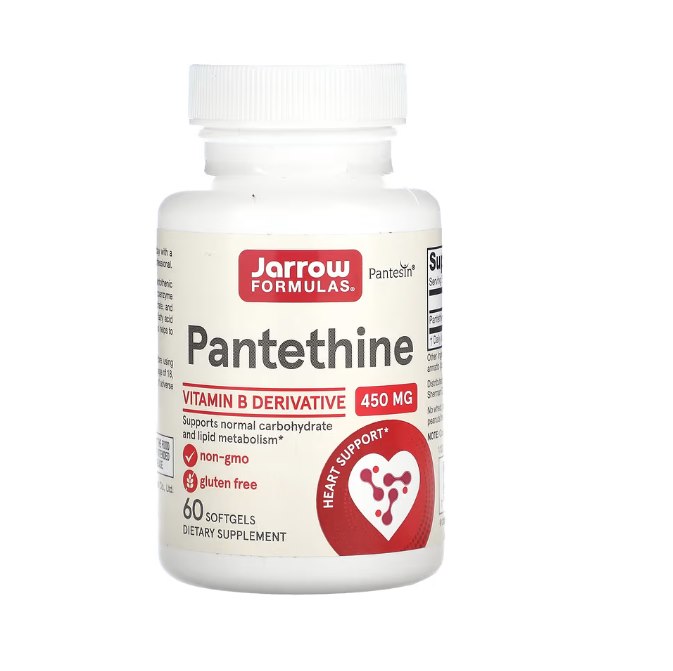 JARROW FORMULAS Pantethine - Pantetyna 450 mg (60 kaps.)