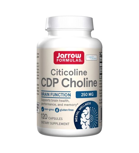 JARROW FORMULAS Citicoline CDP Choline, 250 mg (120 caps)