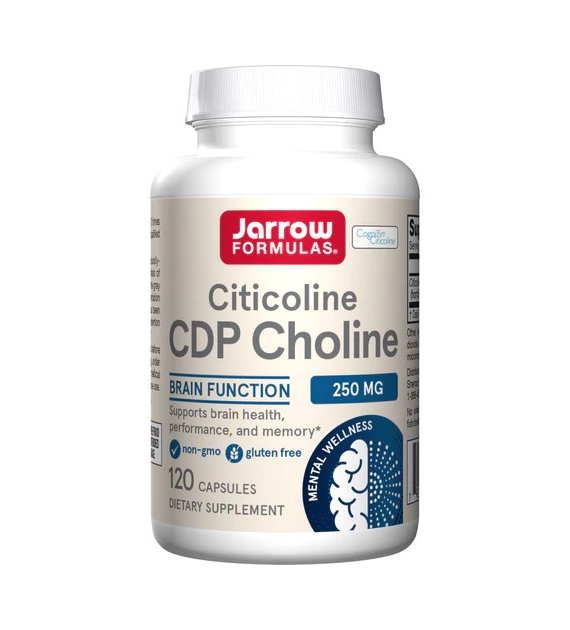 JARROW FORMULAS Citicoline CDP Choline, 250 mg (120 caps)