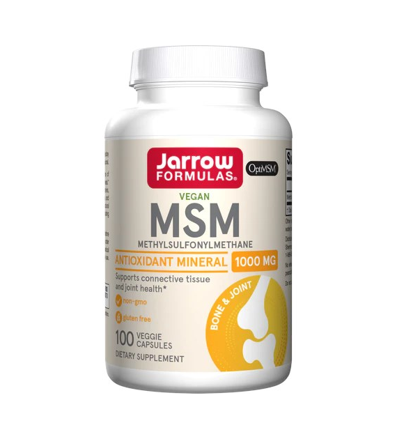 JARROW FORMULAS MSM, 1000 mg (100 vcaps)