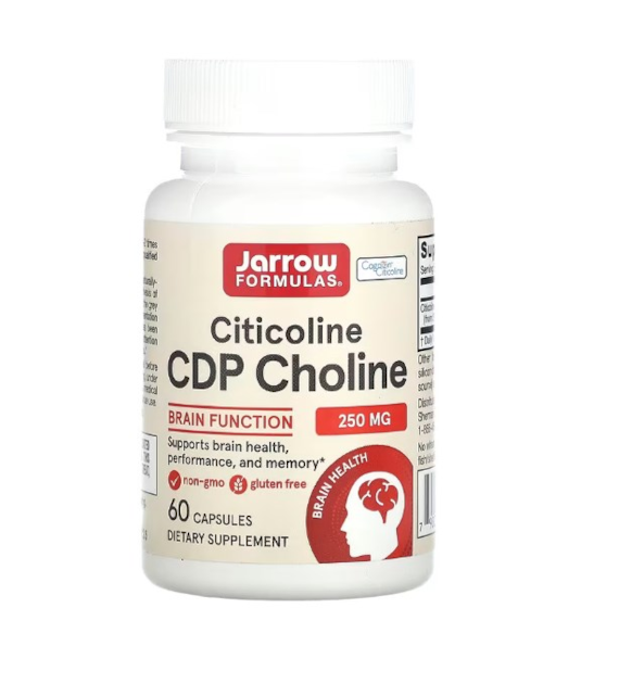 JARROW FORMULAS Cytykolina Citicoline CDP Choline (60 kaps.)