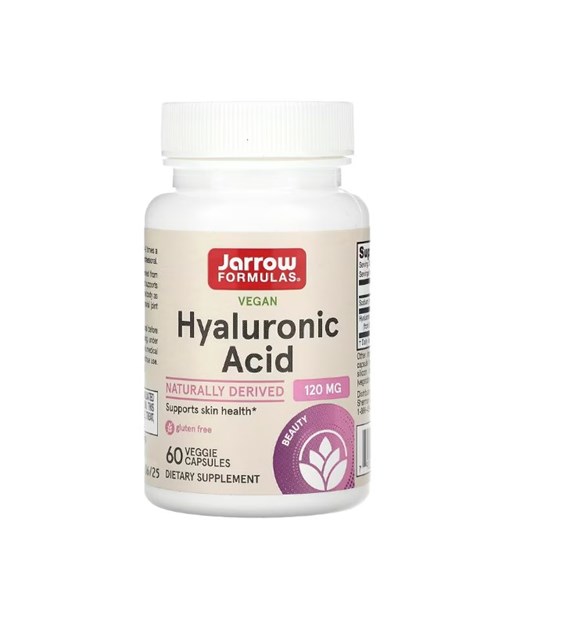 JARROW FORMULAS Hyaluronic Acid - Kwas Hialuronowy (60 kaps.)
