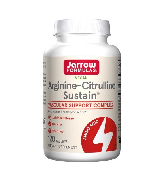 JARROW FORMULAS Arginine-Citrulline Sustain (120 tabs)