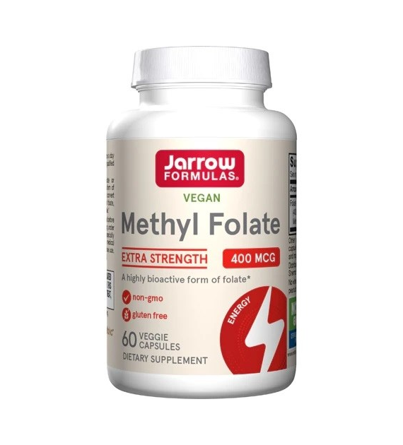 JARROW FORMULAS Methyl Folate - Kwas Foliowy 400 mcg (60 kaps.)