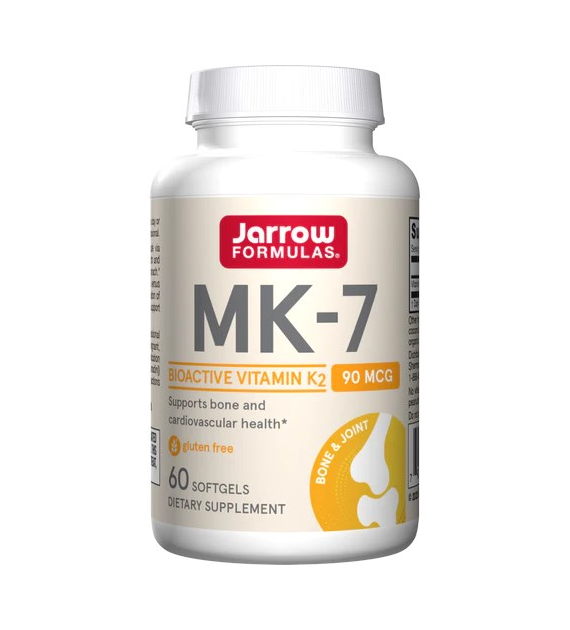 JARROW FORMULAS Witamina K2 MK7 90 mcg (120 kaps.)