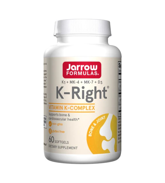 JARROW FORMULAS K-Right - kompleks Witamin K (60 kaps.)