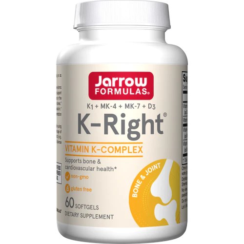JARROW FORMULAS K-Right - kompleks Witamin K (60 kaps.)