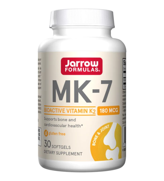 JARROW FORMULAS Witamina K2 MK7 180 mcg (30 kaps.)