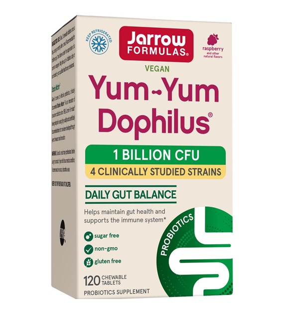 JARROW FORMULAS Yum-Yum Dophilus, 1 Billion (120 chewable tabs)