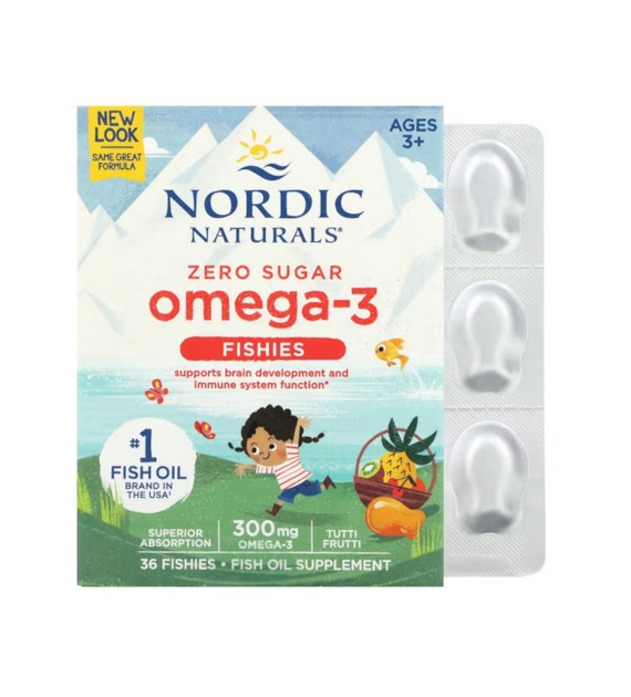 NORDIC NATURALS Nordic Omega-3 Fishies (36 żelek)