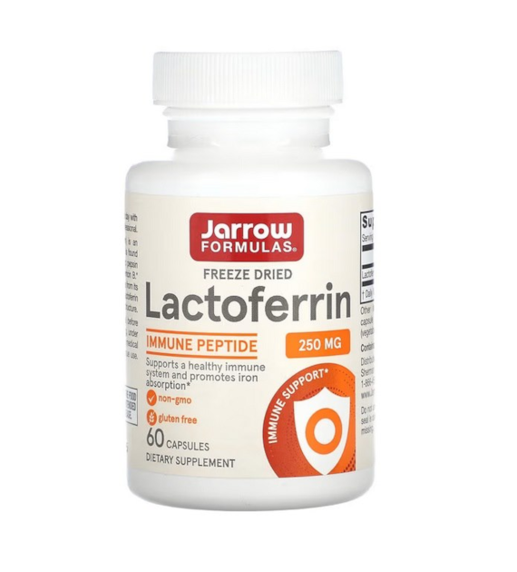 JARROW FORMULAS Lactoferrin - Laktoferyna (60 kaps.)