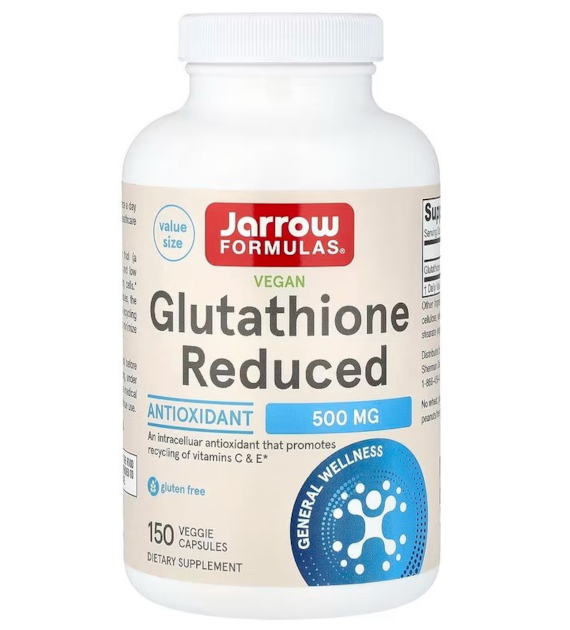 JARROW FORMULAS Glutathione Reduced - Glutation zredukowany (150 kaps.)