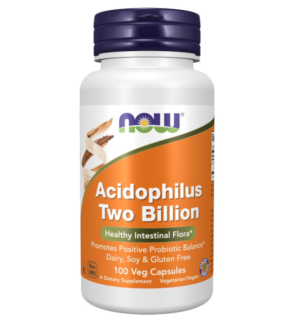 NOW FOODS Acidophilus 2 Billion (100 vcaps)