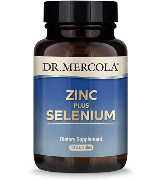 DR. MERCOLA Zinc plus Selenium - Cynk i Selen (30 kaps.)