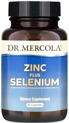 DR. MERCOLA Zinc plus Selenium - Cynk i Selen (90 kaps.)