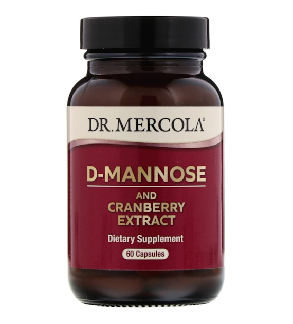 DR. MERCOLA D-mannoza with cranberry (60 caps)