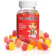 GUMMIKING Multi Vitamin + Mineral - Multiwitamina + minerały dla dzieci (60 żelek)