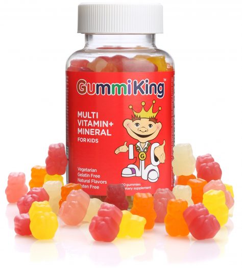 GUMMIKING Multi Vitamin + Mineral - Multiwitamina + minerały dla dzieci (60 żelek)
