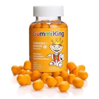 GUMMIKING Turmeric + Ginger for Kids - Kurkuma + Imbir dla dzieci (60 żelek)
