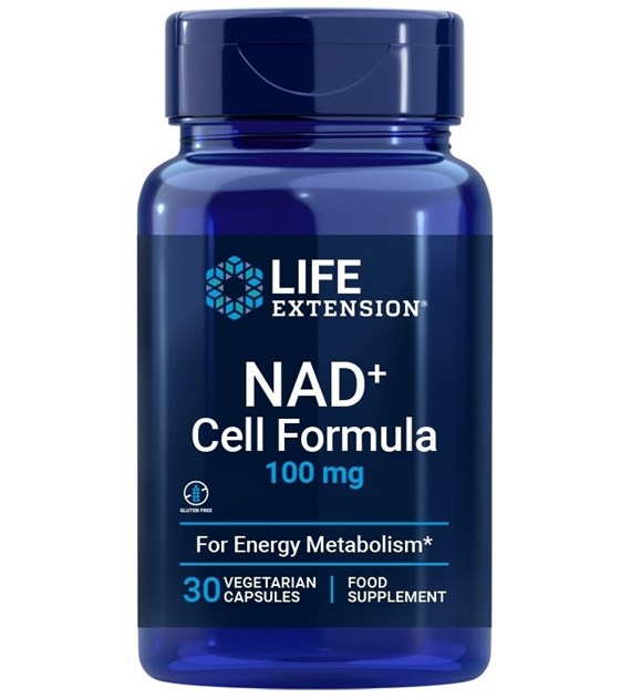 LIFE EXTENSION NAD+ Cell Formula, 100 mg EU (30 caps)