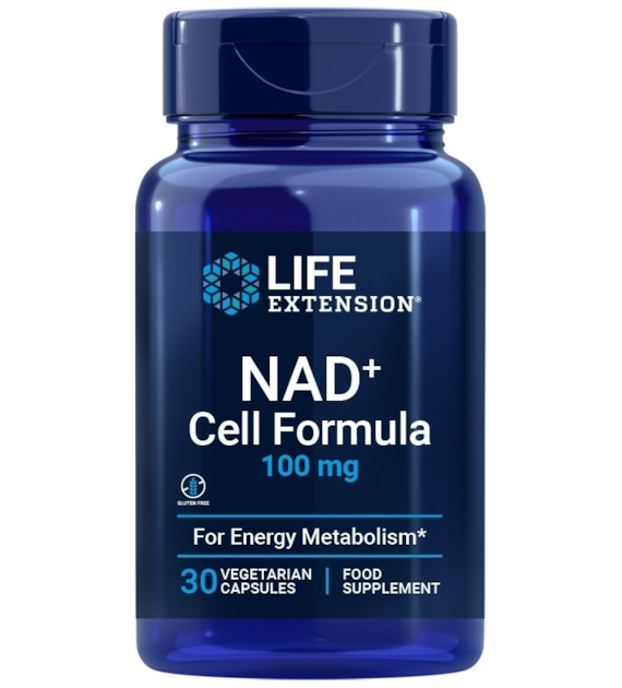 LIFE EXTENSION NAD+ Cell Formula, 100 mg EU (30 caps)