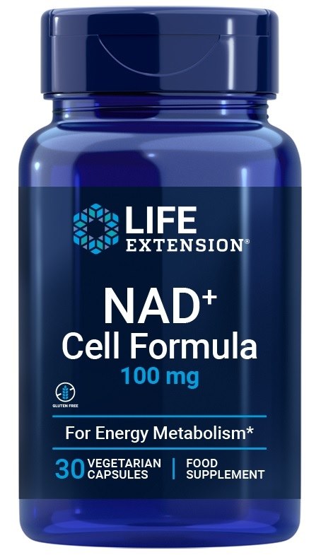 LIFE EXTENSION NAD+ Cell Formula, 100 mg EU (30 caps)
