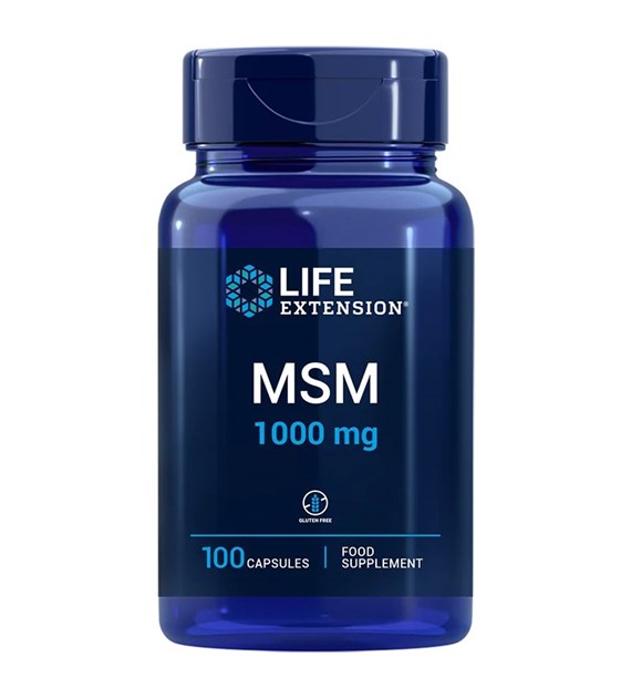 LIFE EXTENSION MSM, 1000 mg EU Version (100 caps)