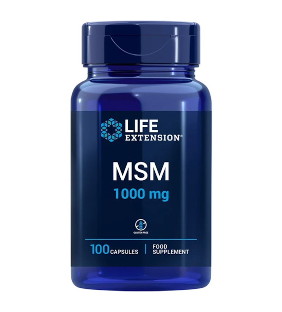 LIFE EXTENSION MSM, 1000 mg EU Version (100 caps)