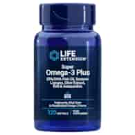 LIFE EXTENSION Super Omega-3 Plus EPA/DHA z Lignanami Sezamowymi, Ekstraktem z Oliwek, Olejem z Kryla i Astaksantyną EU  (120 kaps.)