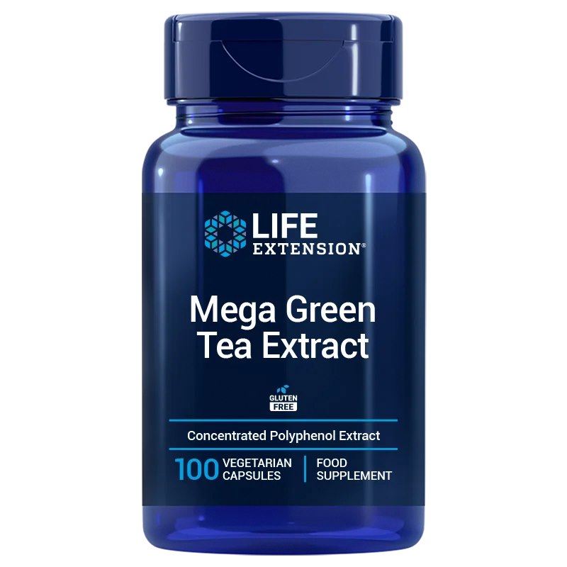 LIFE EXTENSION Mega Green Tea Extract - decaffeinated  EU version(100 vcaps)