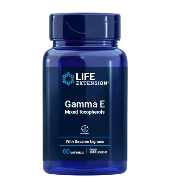 LIFE EXTENSION Gamma E Mixed Tocopherols EU (60 kaps.)