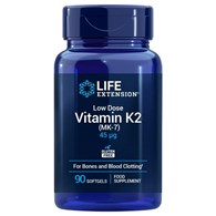 LIFE EXTENSION Low-Dose Vitamin K2, 45 mcg  EU version (90 sgels)