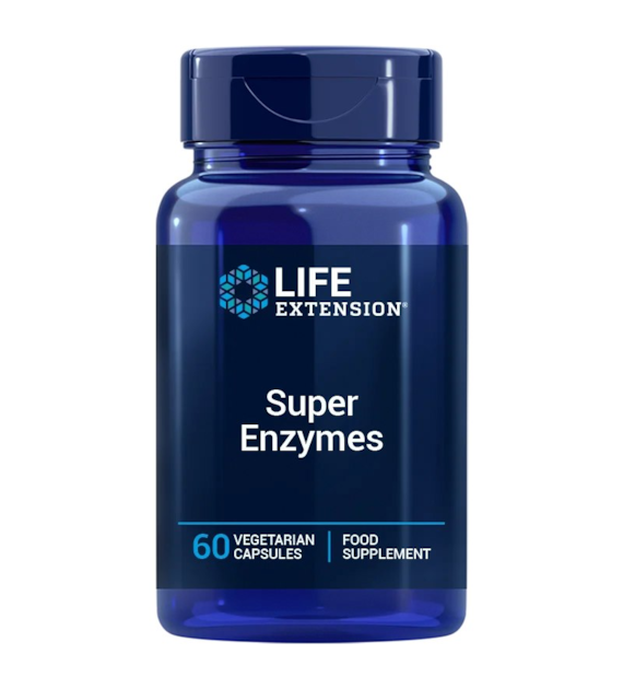 LIFE EXTENSION Enhanced Super Enzymes  EU version (60 vcaps)